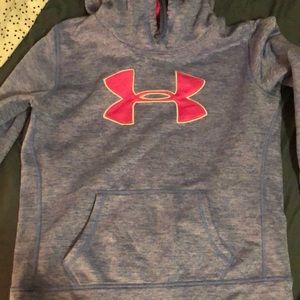 cute barely worn purple under armor hoodie